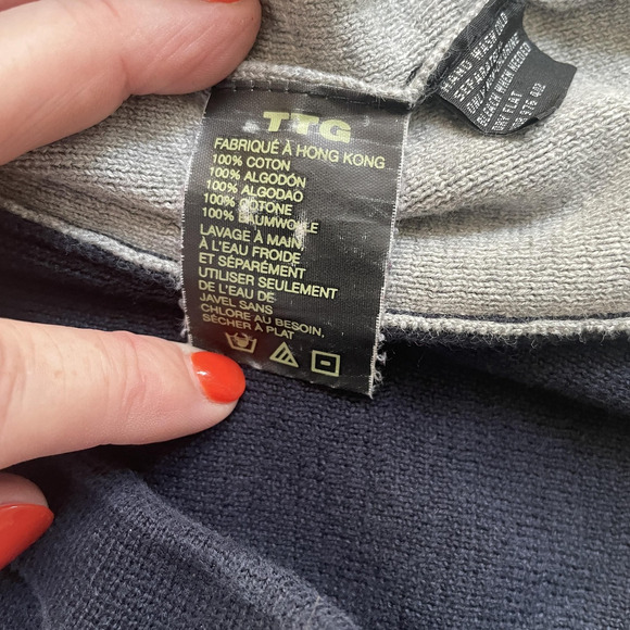 Vintage Y2K Nautica Competition Jacket Men‎ 2XL Full Zip Track Colorblock Knit - Picture 11 of 14